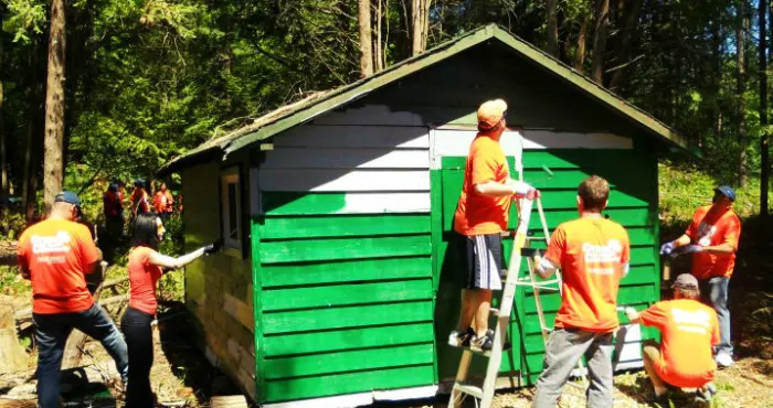 Corporate volunteers give thousands of hours to the Y