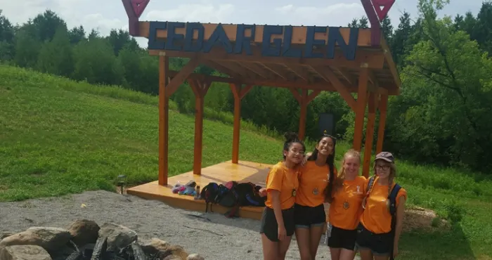 Student volunteers share their experience at Cedar Glen day camps