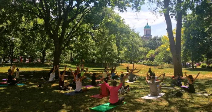 Free yoga this summer in St. James Park