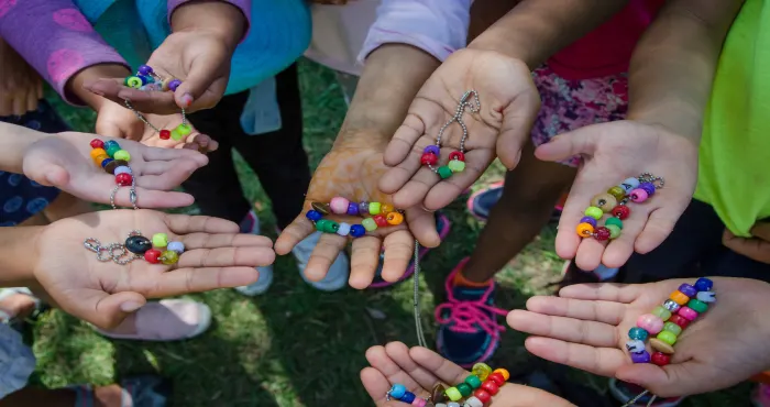 Campers achieve personal success and confidence with YMCA Value Beads program