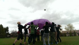 Team Building - Tarp Flip