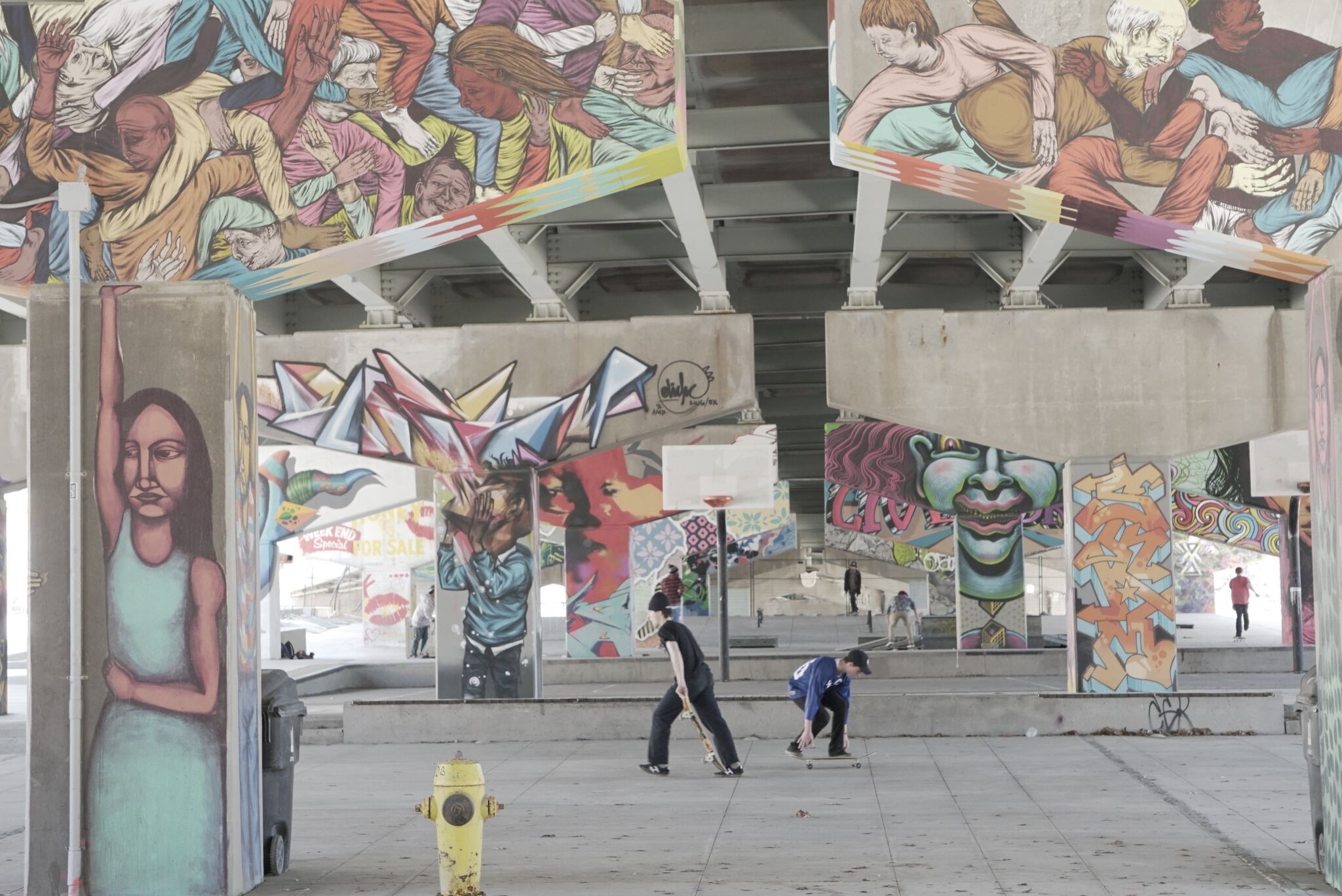 Underpass Park Skateboarding